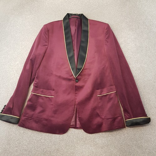 Asos mens jacket 44r burgundy - asos,