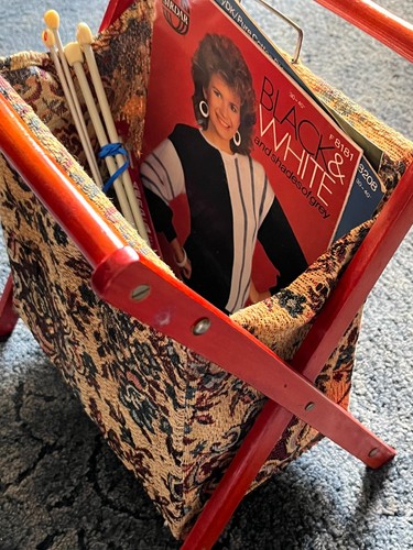 Vintage tapestry rack bag - vintage,