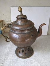 LARGE ANTIQUE COPPER & BRASS INDIAN - KASHMIRI TEA SAMOVAR - RESTORATION PROJECT