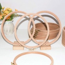 1xBeech Wooden Embroidery Hoop