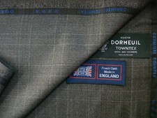 DORMEUIL 95% WOOL + 5% CASHMERE SUITING FABRIC “CASHMERE TOWNTX” = 3.4 m