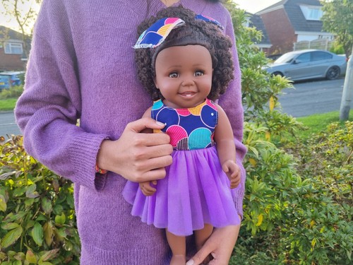 Afro african black - african, 17"