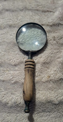 Antique brass and wood - antique,