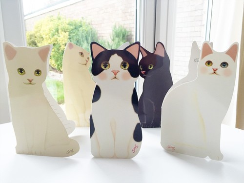 Standing decorative cute cat - cute,