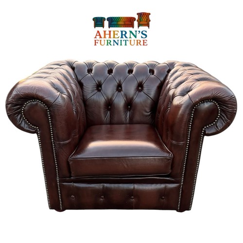 Vintage brown leather - brown,