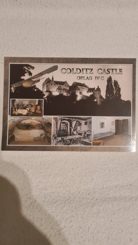 Colditz postcard oflag c - iv,