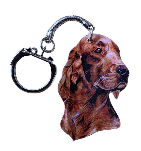 Red setter keyring - keyring, irish