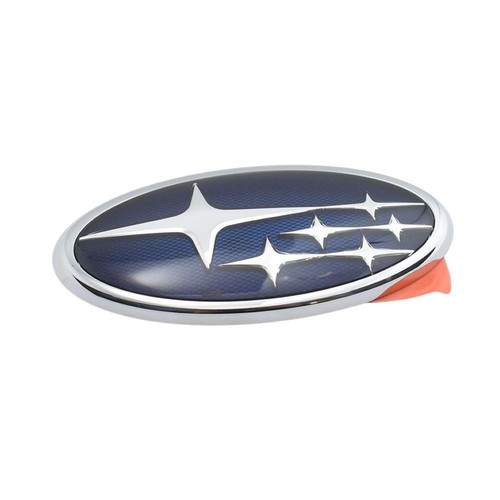 Blue stars front grille badge - front,