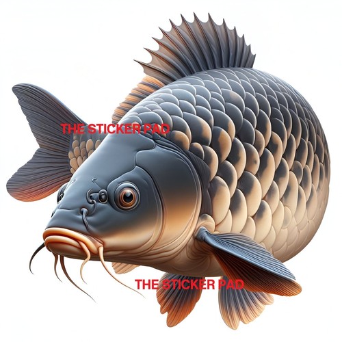 Vinyl sticker carp coarse - -,
