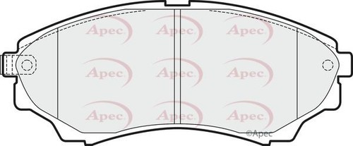 Apec front brake pad - front,