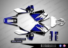 Yamaha DT DTX DT125X DTRE-X DT125RE Graphics Kit Sticker Kit (F1 Blue Wht)