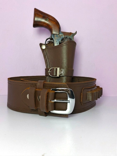 Cowboy gun holster - cowboy, brown