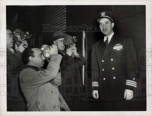 1954 press photo - 1954, commander