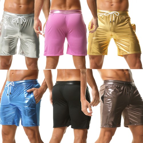 Drawstring mens metallic shiny - metallic,
