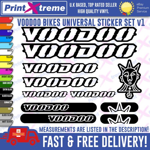 Voodoo bikes decal stickers - bikes,