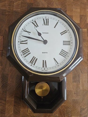 Hanson pendulum wall clock - hanson,