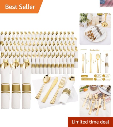 120pack gold plastic - 120pack,