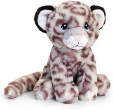 Xmas Gift Snow Leopard Plush Toy - 100% Recycled Eco Soft Teddy - Keeleco cute