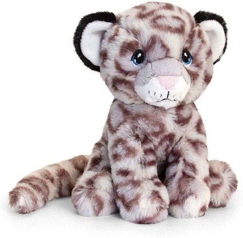 Xmas gift snow leopard - leopard, plush