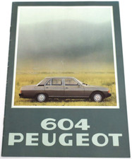 PEUGEOT 604 SL & TI UK SALES