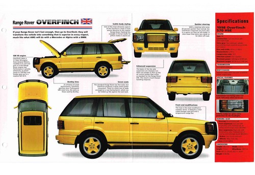 Range rover overfinch 570 hse - range,
