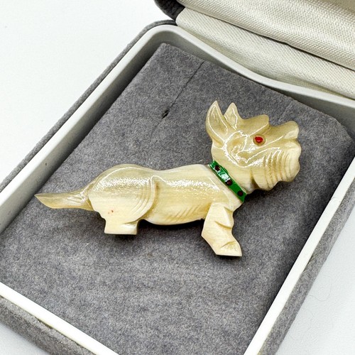 Vintage lucite westie - lucite,
