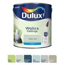 Dulux Paint Shades of Green Walls & Ceilings Matt Emulsion 2.5 Litres