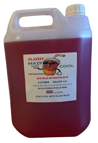 Strawberry slush puppy syrup - strawberry, 5