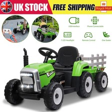 12V Kids Ride On Tractor W/