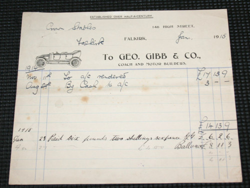 1915 geo gibb coach - gibb, and