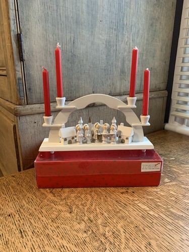 Vintage christmas candle - christmas,