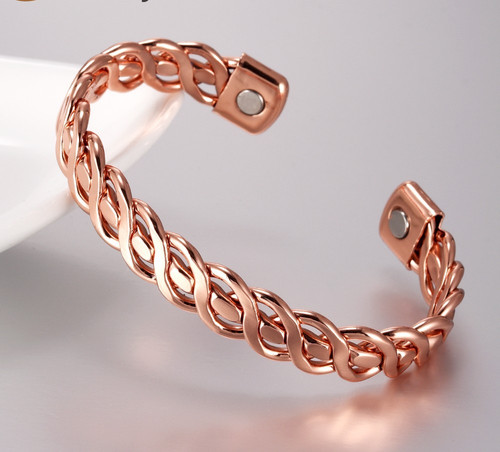 Pure copper magnetic bracelet - magnetic,