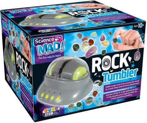 Science mad rock tumbler - mad,