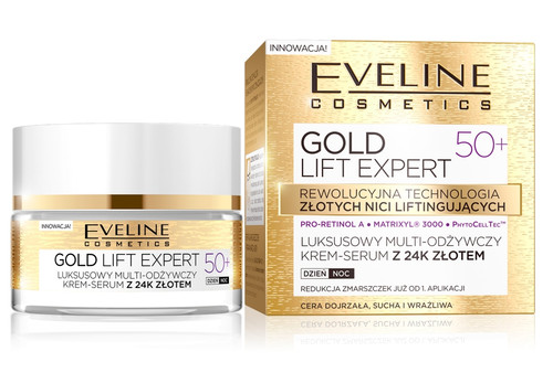 Eveline gold lift expert - gold, 50+