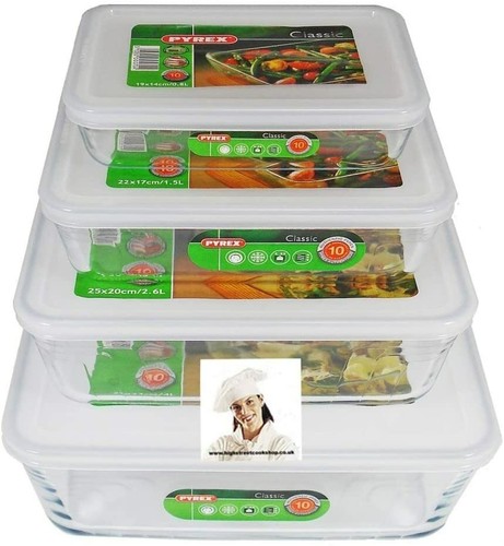 Pyrex set pcs - of, 4