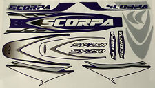Scorpa SY250 Trials Bike complete decal / sticker  set 2000 / 2009