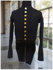 Men's marshall general Black wool Tailcoat