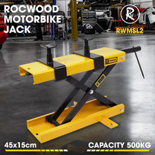 Motorcycle Scissor Jack Lift 1100b/500KG Wide Deck Hoist Stand for ATVs Bike