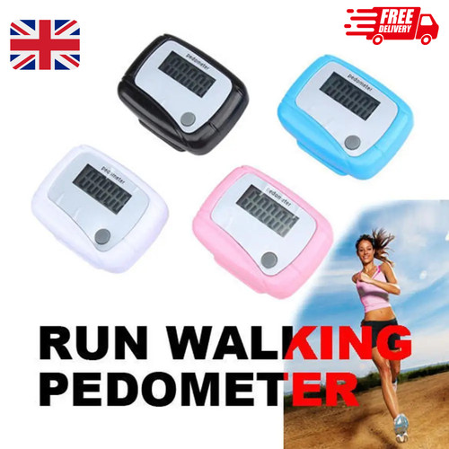 Lcd clip pedometer - clip,
