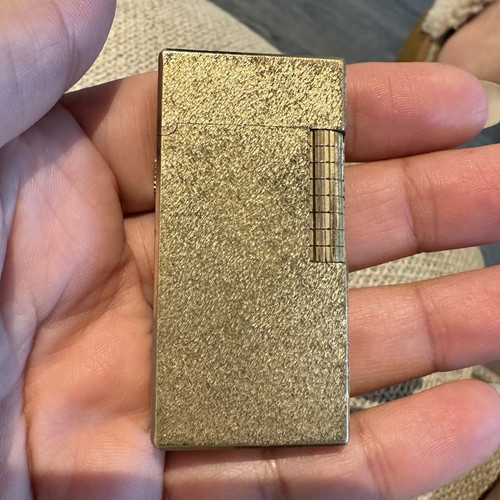 Dunhill gold tone textured - dunhill,