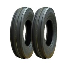PAIR of ATF 750 7.50 x 16 Tractor Tyres 3 Rib Massey Ferguson John Deere