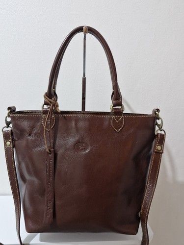 Gorgeous brown leather - leather, tote