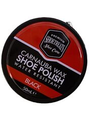 Black Shoe Polish 50 ml Leather shoes Polish Tin Water Resistant Traditional