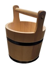 Big Wooden Bucket Vintage