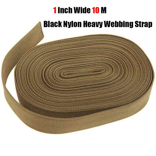 Inch wide black - nylon, heavy