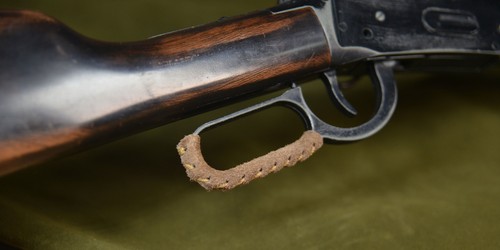 Soft gun leather - leather, lever