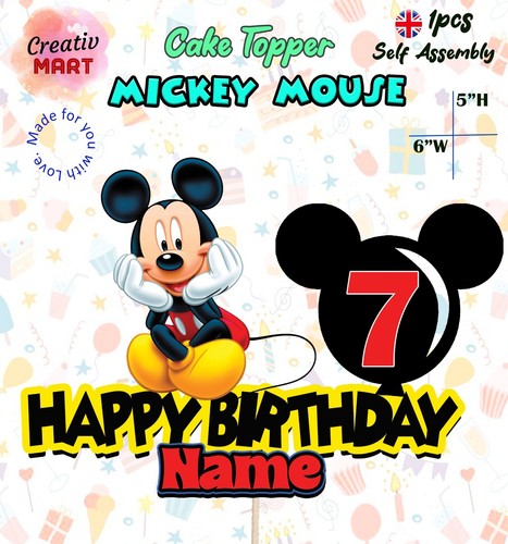 Personalised mickey inspired - personalised,