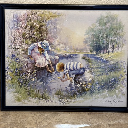 Andres orpinas signed - signed, framed