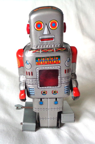 Vintage 1950 sparky robot - 1950's, sy