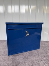 Post box blue - elegance, wall